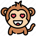 love, monkey, emoticons, feelings, emoji