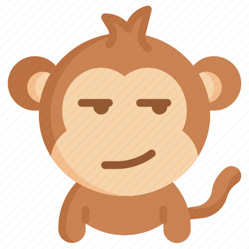 Annoying, emoticons, feelings, emoji, monkey icon - Download on Iconfinder