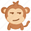 annoying, emoticons, feelings, emoji, monkey 