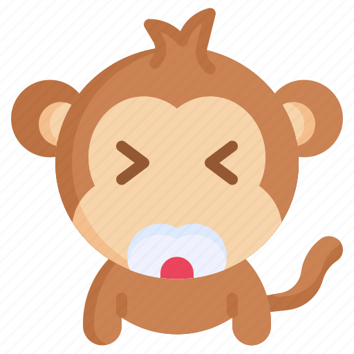 Mad, emoticons, feelings, emoji, monkey, face icon - Download on Iconfinder