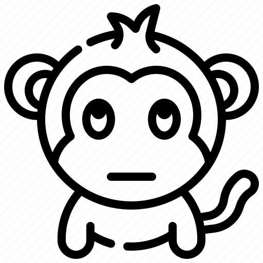 Rolling, eyes, emoticons, feelings, emoji, monkey, face icon - Download on Iconfinder