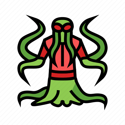 Monster, tentacles, scary, fantasy, characters, flying icon - Download on Iconfinder