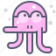 character, creature, eyes, glasses, mascot, octopus 