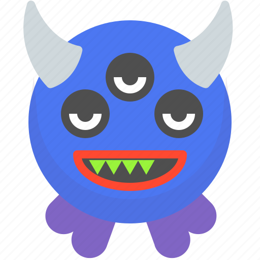 Character, creature, evil, eyes, mascot icon - Download on Iconfinder
