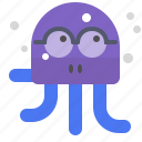 character, creature, eyes, glasses, mascot, octopus