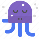 character, eyes, glasses, learn, octopus, relaxed, study