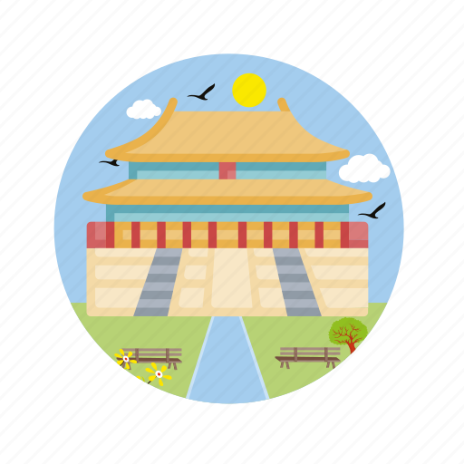 Forbidden, china, landmark, beijing, architecture and city, peking, monuments icon - Download on Iconfinder