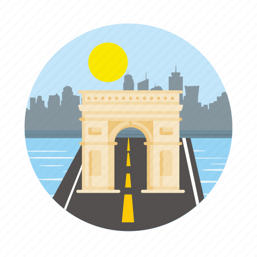 France, monuments, paris, arch of triumph, patrimony, architecture and city, buildings icon - Download on Iconfinder