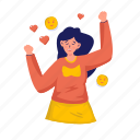 expression, happy, joyful, dancing, enjoy, relax, cheerful, lovely, good mood 