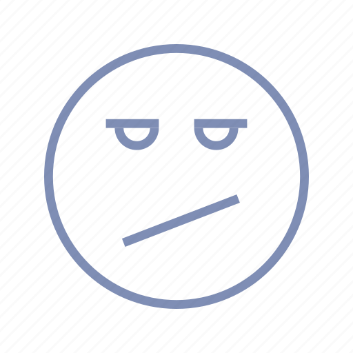 Displeased, doubt, emotions, mood, skeptic, smiley, wonder icon - Download on Iconfinder