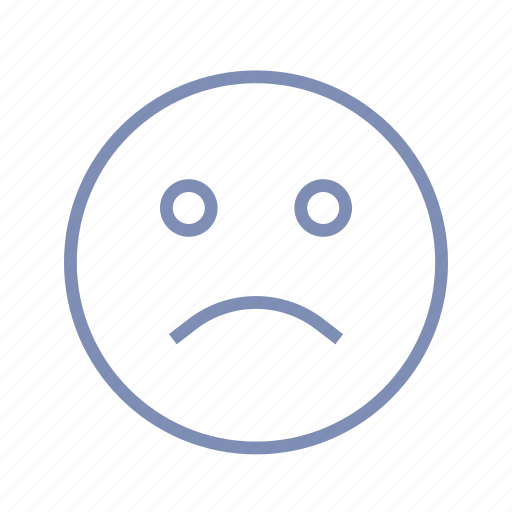 Displeased, emotions, mood, sad, smiley, sorrow icon - Download on Iconfinder