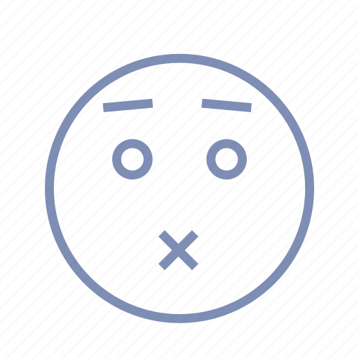 Emotions, mood, puke, silent, smiley, speechless icon - Download on Iconfinder