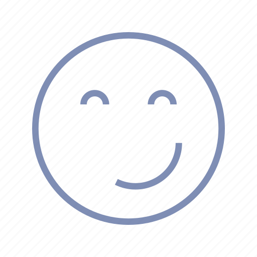 Emotions, happy, mood, pleased, smile, smiley, smirk icon - Download on Iconfinder