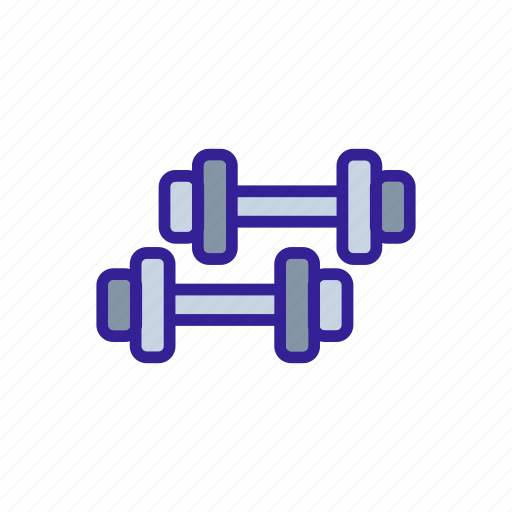 Contour, dumbbell, exercise, gym, morning, sport icon - Download on Iconfinder