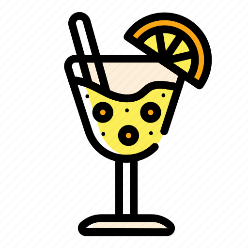 Juice, alcohol, beverage, orange, fruit, cocktail, lemon icon - Download on Iconfinder