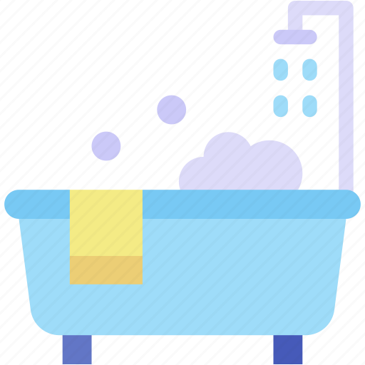 Bath, bathtub, bathroom, clean, hygiene, washing icon - Download on Iconfinder