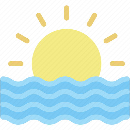 Sunshine, sunlight, sun, sand, ocean, nature icon - Download on Iconfinder