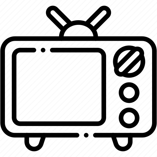 Tv, screen, television, old, technology, transmission icon - Download on Iconfinder