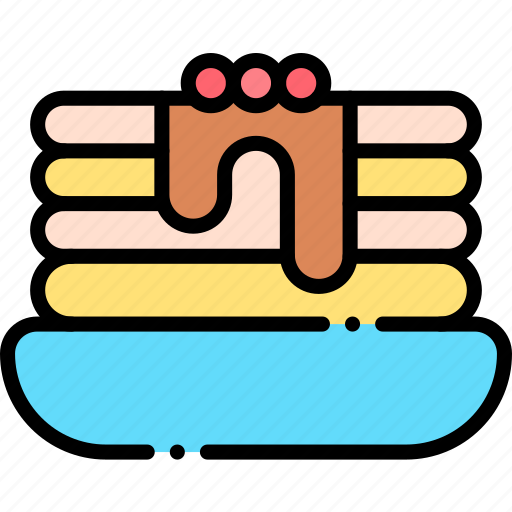 Pancakes, sweet, dessert, food, french, baker icon - Download on Iconfinder