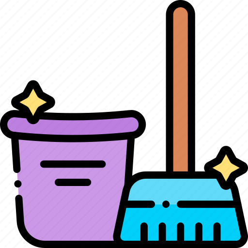 Cleaning, clean, mop, bucket, house, hygiene icon - Download on Iconfinder