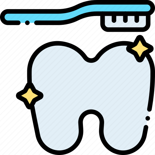 Teeth, brush, toothpaste, tooth, cleaning, clean, dentist icon - Download on Iconfinder