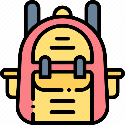 Backpack, school, travel, education, baggage, luggage icon - Download on Iconfinder