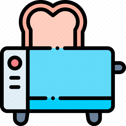 Toaster, toast, bread, breakfast, electrical, appliance icon - Download on Iconfinder
