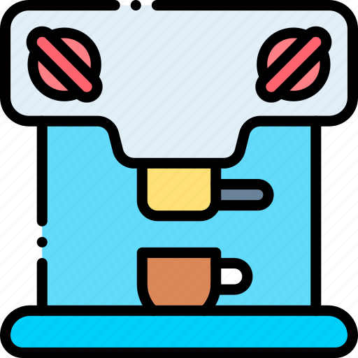 Coffee, maker, machine, shop, electronic, cup icon - Download on Iconfinder