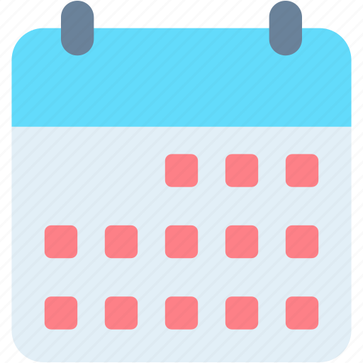 Calendar, time, and, date, schedule, events, month icon - Download on Iconfinder