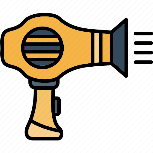 Hair, dryer, hairdryer, blow, grooming icon - Download on Iconfinder