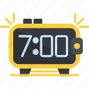 alarm, clock, digital, watch, electronics, schedule, time, timing