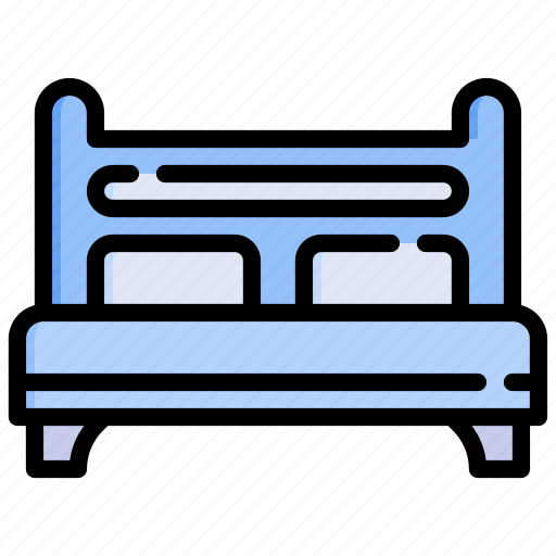 Bed, room, bedroom, furniture, rest icon - Download on Iconfinder
