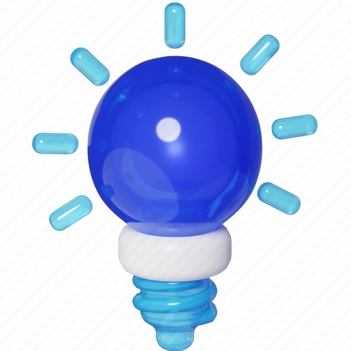 Lamp, idea, light bulb, innovation, creativity, art and design, creative 3D illustration - Download on Iconfinder
