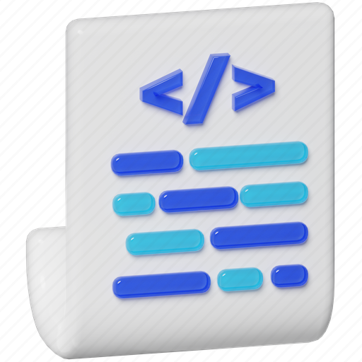 Script, code, coding, programming, paper, file, document icon - Download on Iconfinder