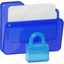 file locked, folder, files, security, private, file, document, business, 3d glass 