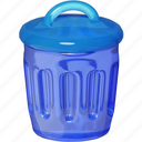 trash can, recycle, garbage, bin, waste, ecology, eco, nature, 3d glass 