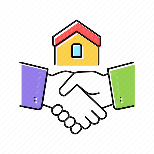 House, buying, handshake, real, estate, agreement icon - Download on Iconfinder
