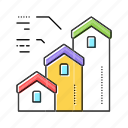 mortgage, from, little, to, big, house, color