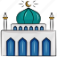 mosque, islam, arabic, eid mubarak 