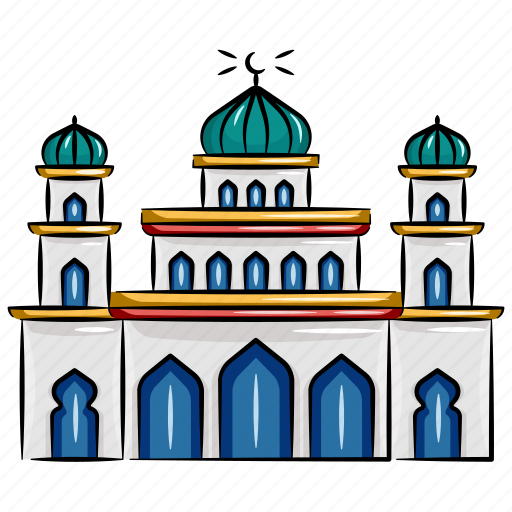 Mosque, islam, arabic, eid mubarak icon - Download on Iconfinder