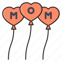 balloons, celebration, event, mom, motherday 