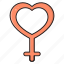 female, heart, love, motherday, sign 