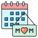 calendar, date, event, mom, motherday 