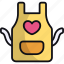 apron, fashion, kitchen, clothing, cooking, love 