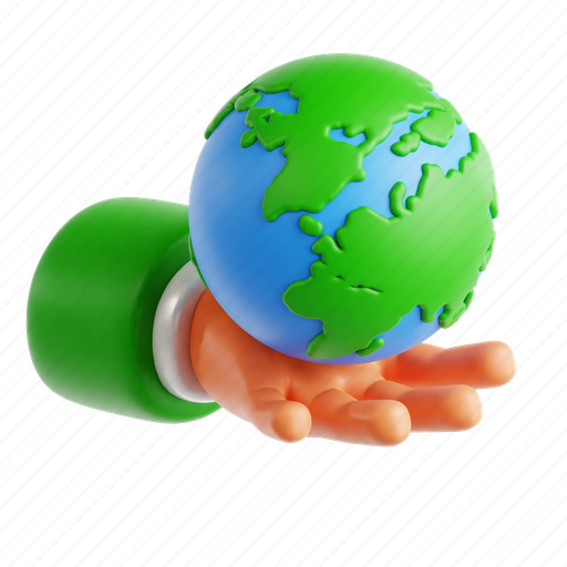 Environmental, conservation, earth day, earth, nature, ecology, mother earth 3D illustration - Download on Iconfinder