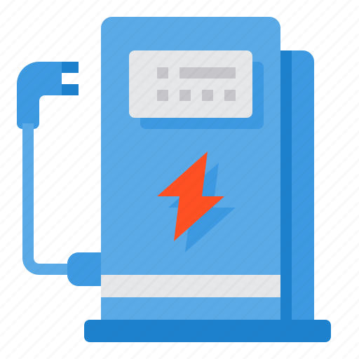 Electric, station, charging, vehicle, eology, energy icon - Download on Iconfinder