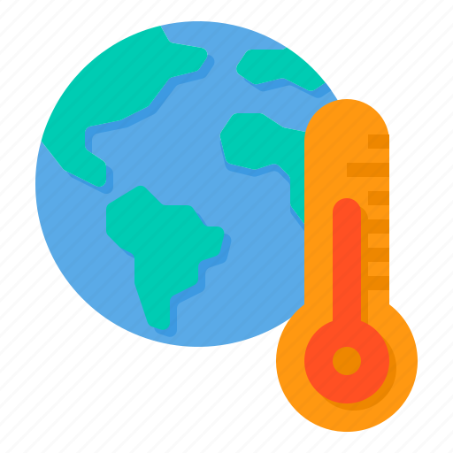 Global, warming, temperature, thermometer, ecology, environment icon - Download on Iconfinder