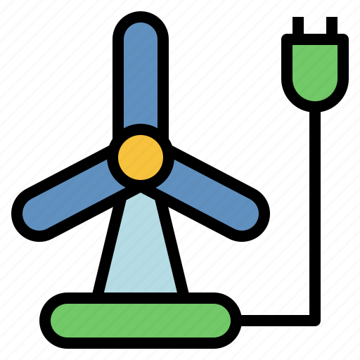 Wind, energy, clean, power, turbine, renewable icon - Download on Iconfinder