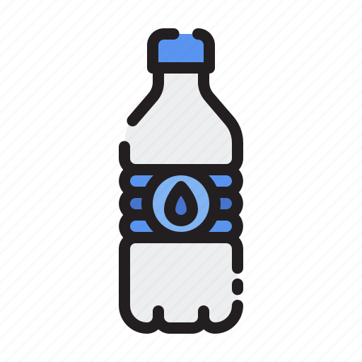 Water, bottle, drink, fresh, mineral, health icon - Download on Iconfinder