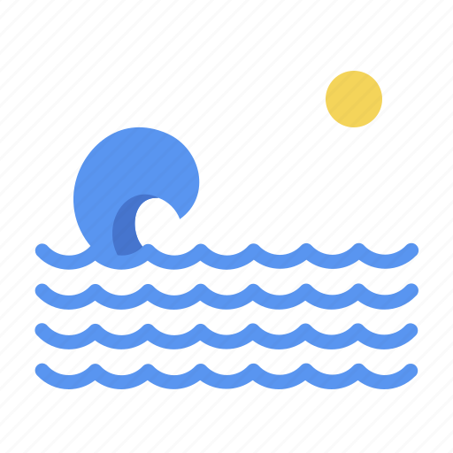 Ocean, sea, wave, marine, beach icon - Download on Iconfinder